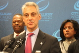 Emanuel Scoffs at Either/Or on Gun Control, Immigration Reform
