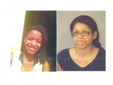 An Amber Alert was issued for Sommer Brown-Ivy, 12, left, who is believed to be with Lisa Elizabeth Brown, right.