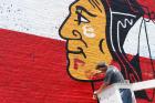 Here Come the Hawks: Mighty Mural Cheers Team on in Stanley Cup Finals