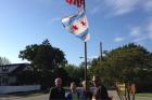 At Chicago's Northwest Corner, A Flag Marks City's Territory