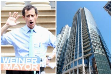 NYC mayoral hopeful Anthony Weiner allegedly promised a woman a South Loop Chicago condo for sex.