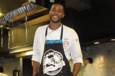 Joshua Marks, who appeared on the Fox show "MasterChef" starring hot-headed chef Gordon Ramsey in 2012, was charged with aggravated battery against a police officer.
