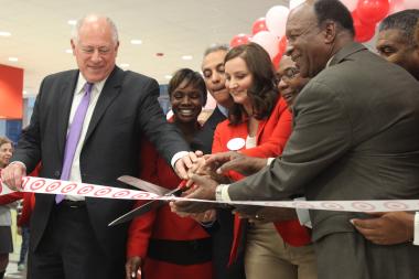 Grand Opening: 200 jobs created with the new Target store, lawmakers said, 75 for Cabrini-Green families