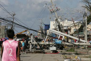 Typhoon Haiyan, one of the strongest typhoons ever recorded, made landfall in the Philippines Friday.