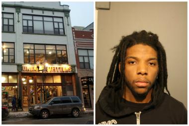 Lawrence Davison, 23, of the 7000 block of South Maplewood Ave., was caught by cops after allegedly stealing sweatpants from Urban Outfitters in Wicker Park.