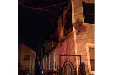 Three women were injured when a gas explosion ripped apart a home in the 1300 block of West Cullerton Avenue.