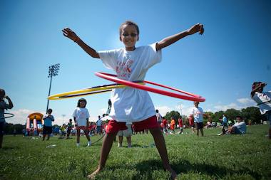 Kidsmobile brings free outdoor activities to 18 unstaffed park locations during the summer.