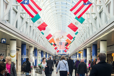 A fired Aviation Department employee was caught on video stealing from an O'Hare Airport vendor.