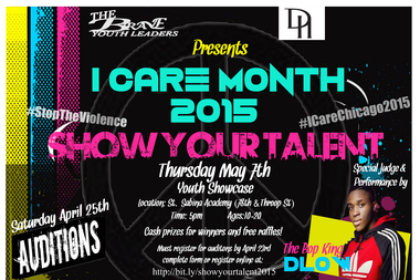 Young rappers, dancers, singers and more will hit the stage for a chance to win cash prizes on May 7, 2015 at St. Sabina Church.