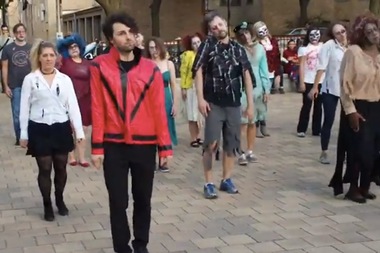Uptown residents spent weeks preparing the performance at Buttercup Park this weekend.