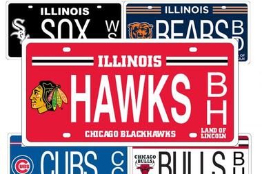 The Chicago Blackhawks have the most popular pro sports specialty license plate in Illinois.