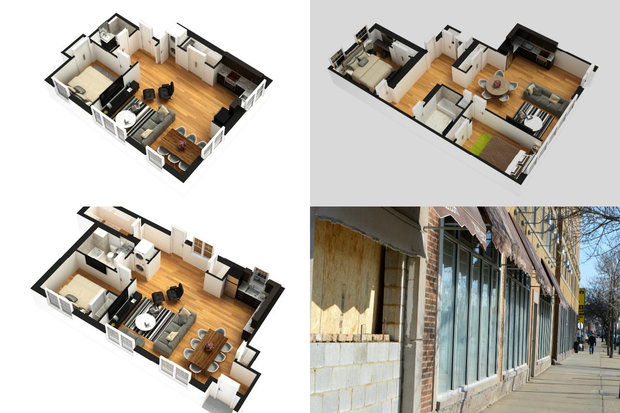 The building at 6125 N. Clark St. used to house Know No Limits Gym, but has since been made over into 13 rental units.