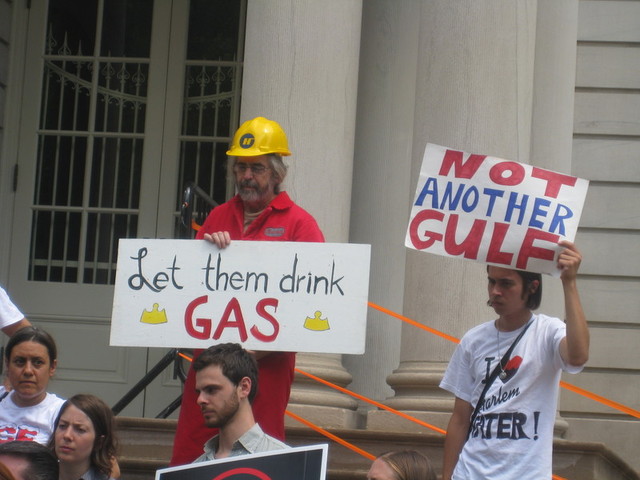 Opponents say the drilling could create another disaster, like the one on the Gulf Coast.