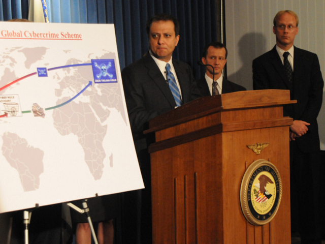Manhattan U.S. Attorney Preet Bharara announced charges against more than 60 individuals in connection to the cybercrime ring.
