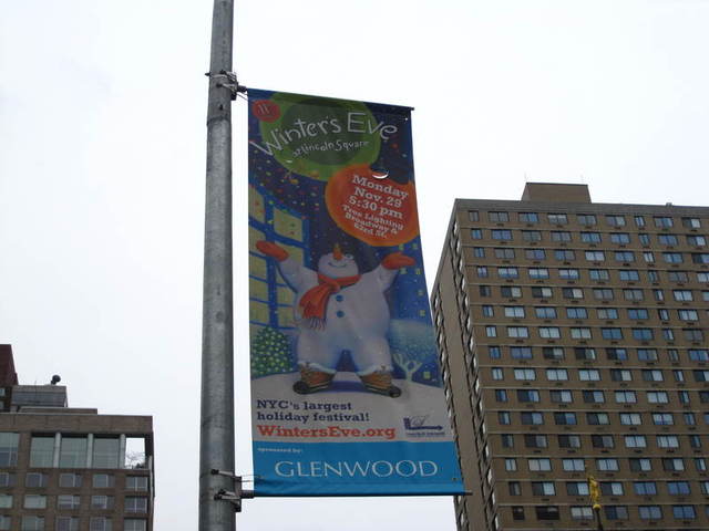 <p>A sign for Winter's Eve on the Upper West Side.</p>
