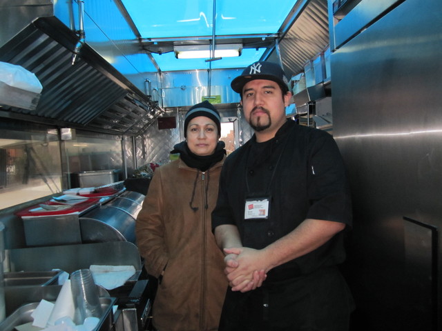 Patricia Monroy and Alberto Loera of Paty's Tacos Truck were ousted after two years from 86th Street and Lexington Avenue after a ticketing blitz that resulted in Loera's arrest and the truck's confiscation. Upper East Siders have been fighting the trucks, claiming they hog metered spots.
