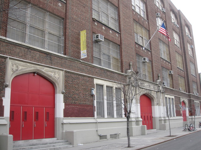 <p>The East Village Community School shares a building with two other schools inside P.S. 61, located on East 12th Street between Avenues B and C in District 1.</p>
