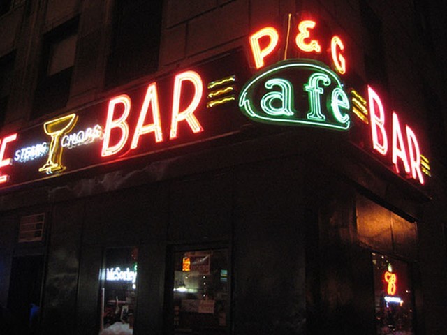 P&G Bar lost its iconic neon sign when it moved to a new location at Columbus Avenue and West 78th Street.