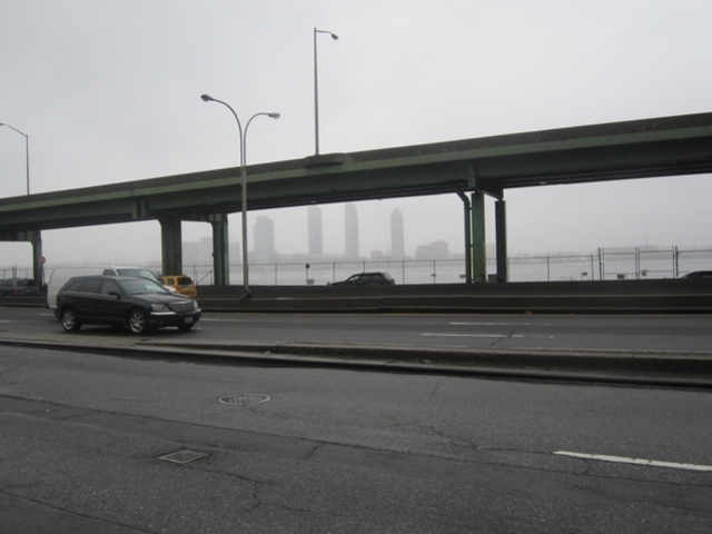 The abandoned Pier 38, a former Con Edison pier along the East River from East 38th to 41st street. 
