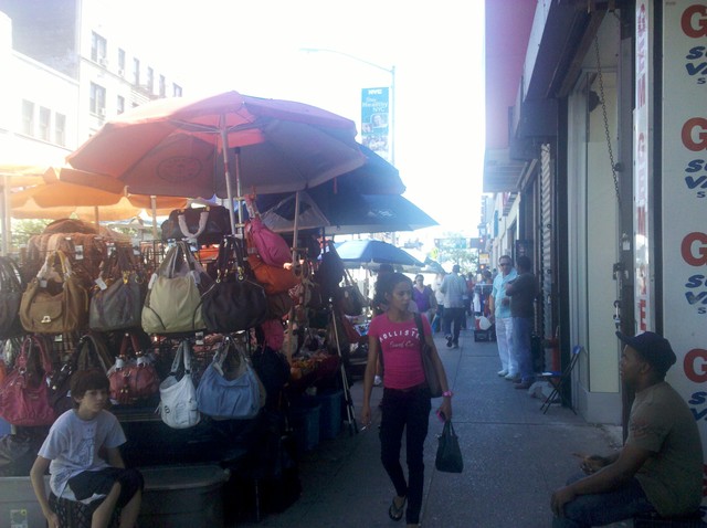 Street vendors on 181st Street.