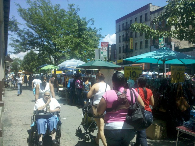 Street Vendors on St. Nicholas Avenue.