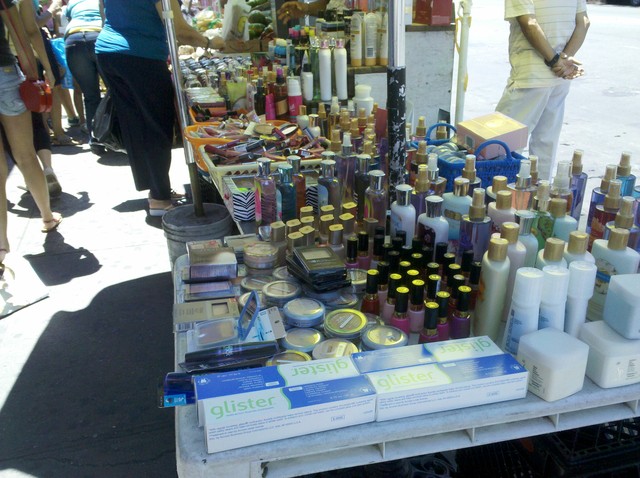 Jewelry is sold on St. Nicholas Avenue.