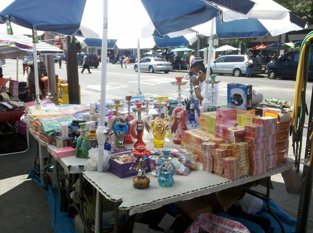 Hookahs sold on St. Nicholas Avenue near 181st Street.