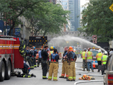 Underground Electrical Fire Shuts Down Block, Snarls Traffic