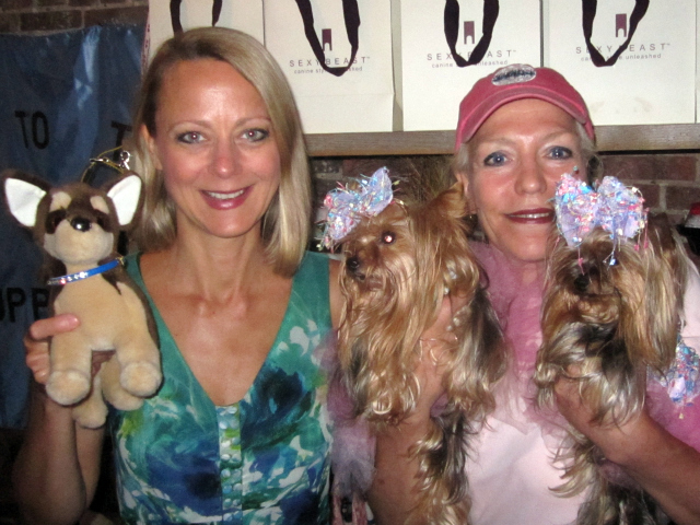 The judges at Puppy Prom: Karen Biehl, left, and Grace Forster. 