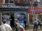 Second-Alarm Fire Breaks Out in Broadway Laundromat