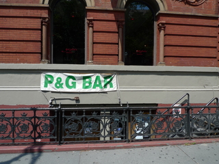 A new padlock and bolt locked the front door of P&G Bar on Thursday.