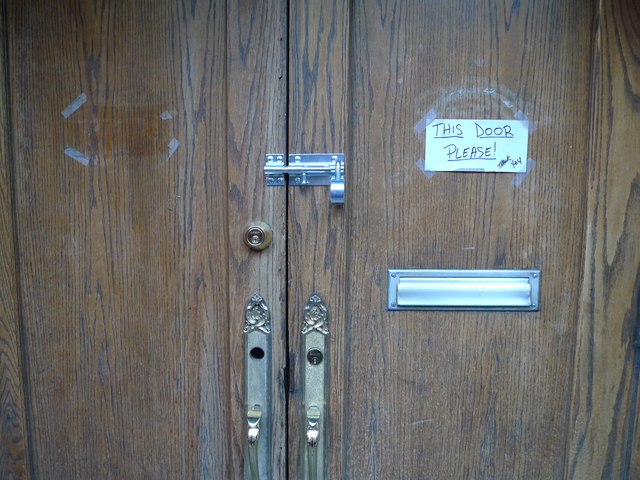A new padlock and bolt locked the front door of P&G Bar on Thursday.
