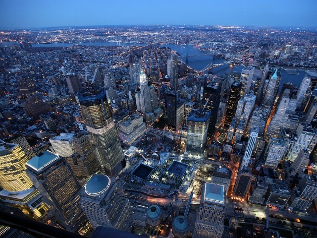 Looking towards the East River and Brooklyn.