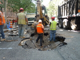 Crater Forms on 82nd Street Two Weeks After Water Main Break