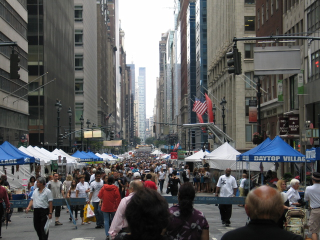 The 2010 Strawberry Festival street fair raised money for Daytop, a not-for-profit organization that provides substance abuse treatment for adults and teens.