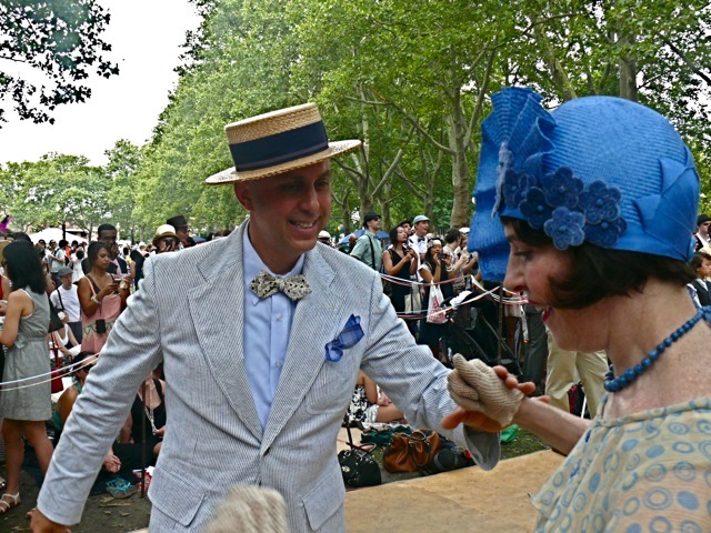 Dapper dance instructor Roddy Caravella performed with his wife Gretchen Fenston and His Varsity Syncopators. 