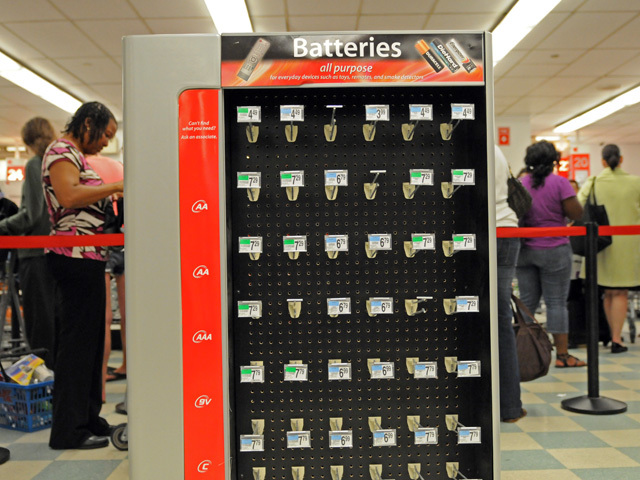 K-Mart in Penn Station ran out of batteries on Friday, Aug. 26 within two hours of opening. 