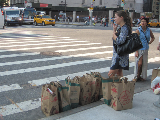 East Villagers stocked up at Trader Joe's to prepare for Hurricane Irene on Friday, Aug. 26, 2011.