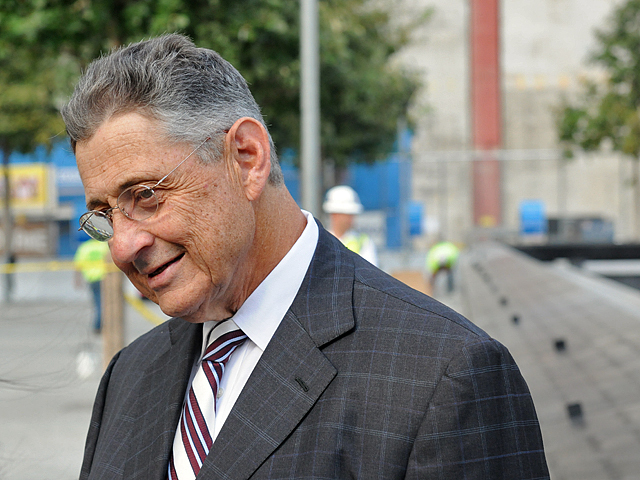 New York State Assembly Speaker Sheldon Silver visited the memorial along with the community board members. 