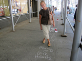 9/11 Memorial Encourages People to Express Themselves Through Chalk
