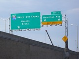 Tractor Trailer Spill Closes Three Lanes of BQE During Rush Hour