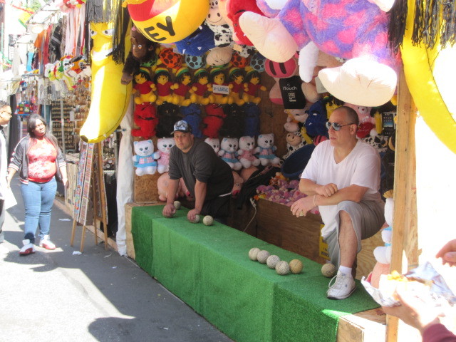 Festival games at San Gennaro on Fri., Sept. 16, 2011.