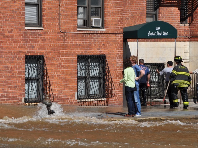The water flooded several basements.