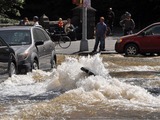 Water Main Break Floods Central Park West, Cripples Subway
