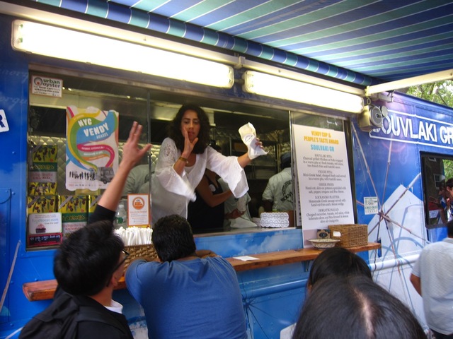 Souvlaki GR took home the People's Taste Award at the 2011 Vendy Awards on Sept. 24.