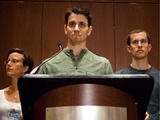 Freed Iran Hikers Celebrate Homecoming in Midtown