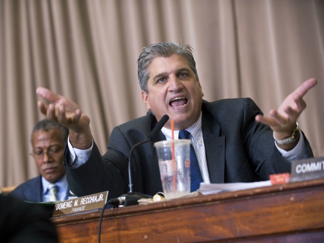 <p>City Councilman Domenic M. Recchia, Jr. slammed the DOE for failing to inform the Council about the layoffs at a Tues., Oct. 11, 2011, hearing.</p>
