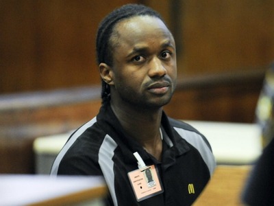 Rayon McIntosh, who was accused of brutally beating a pair of unruly patrons in a West Village McDonald's, appeared in court on Tues., Oct. 18, 2011.