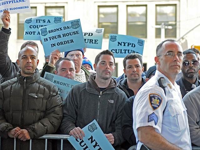 Cops turned out in droves to back NYPD officers accused of fixing tickets.