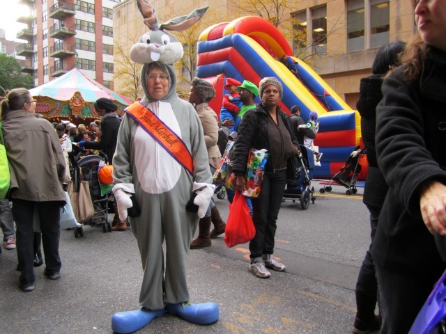 <p>Honi Klein, the former executive director of the Village Alliance, was a marshal for the kids parade.</p>
